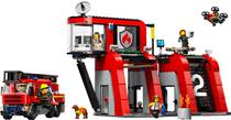 Lego City Fire Station With Fire Truck - 60414 (843 Pecas)