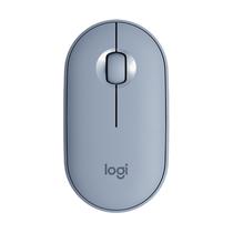 Mouse Wireless Logitech Pebble M350 - Azul Cinza