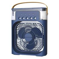 Mini Ventilador de Ar Cooling Fan Recarregavel USB-C / 10W / 5V / 2A - Azul