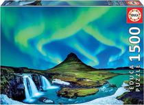 Quebra-Cabeca Educa Puzzle Aurora Boreal Islandia - 19041 (1500 Pecas)