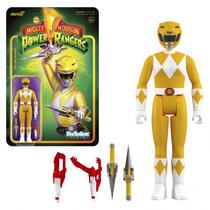 Boneco SUPER7 Mighty Morphin Power Rangers - Yellow Ranger 14202