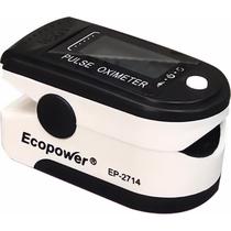 Oximetro de Dedo Ecopower EP-2714 - Preto/Branco