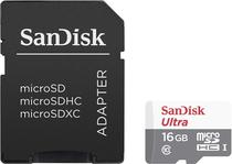 Memoria Micro SD-HC Ultra Sandisk 16GB 80MBS 2X1 CLASS10