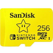 Memoria Micro SD Sandisk Nintendo Switch 100-90 MB/s 256 GB (SDSQXAO-256-GNCZN)