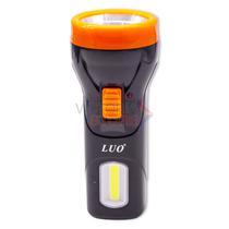 Lanterna LED Tatico Luo LU-319 Recarregavel / 1W / 80M / 400MAH / 110-220V ~ 50/ 60HZ - Preto/ Laranja