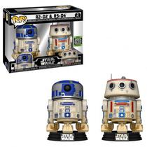 Funko Pop Star Wars Galactic Convention 2023 - R2-D2 e R5-D4 2-Pack (68750)