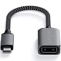 Cabo Adaptador Satechi ST-Ucatcm USB-C para USB-A 3.0 - Gray