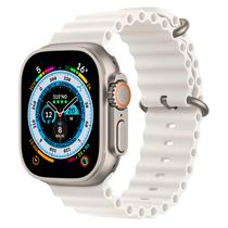 Apple Watch Ultra MNH83LZ/A Celular + GPS Caixa Titanio 49MM - Oceano Branco
