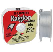 Linha Monofilamento Marine Sports Super Raiglon 14LB 0.620MM -100M