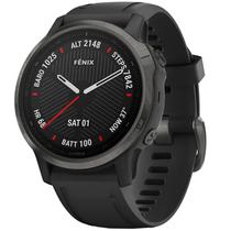 Smartwatch Garmin Fenix 6S 010-02159-27 com Tela 1.20" GPS/Wi-Fi/Bluetooth - Carbon Gray