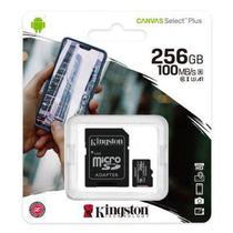 Mem Micro SDCS Kingston 256GB 100MB/s C10