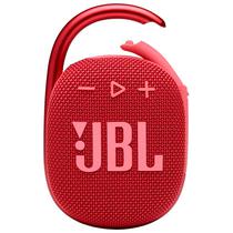 Speaker JBL Clip 4  Bluetooth  5W  A Prova Dagua  Vermelho