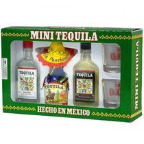 Tequila Ranchitos Kit Miniatura 3 Unidades 40ML + 2 Copinhos