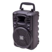 Speaker / Caixa de Som Portatil Soonbox S18 K0106 / 4" / com Bluetooth 5.0 / FM Radio / TF Card / Aux / USB / 5W / USB Recarregavel - Preto