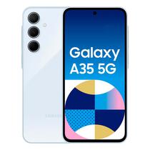 Smartphone Samsung Galaxy A35 5G A356E 128GB 6GB Ram Dual Sim Tela 6.6" - Azul (Caixa Slim)