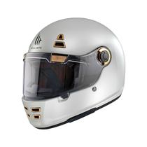 Capacete MT Helmets Jarama Solid A0 - Fechado - Tamanho L - Branco Perla
