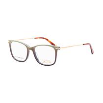 Armacao para Oculos de Grau Visard VS4033 C1 Tam. 49-18-135MM - Verde/Dourado