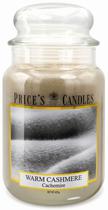 Vela Aromatica Price's Candles Warm Cashmere - 630G