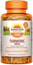 Sundown Naturals Turmeric 500 MG (90 Capsulas)