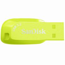 Pen Drive de 256GB Sandisk Ultra Shift SDCZ410-256G-G46EP USB 3.2 - Amarelo