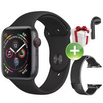 Relogio Smartwatch 2019 Serie 4 GPS iPhone e Android 44MM Iwo 9 (+ 2 Brindes)
