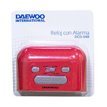 Relogio Digital com Alarme Daewoo International DCD-04R - Vermelho