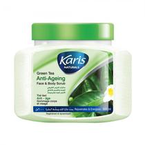 Esfoliante Facial e Corporal Karis Green Tea Antiageing 600ML