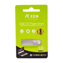 Pendrive de 16GB Keen KU90 Flash Drive USB 3.0 - Prata