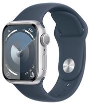 Apple Watch Series 9 MR9E3LW/A 45MM GPS - Silver Aluminum/Storm Blue Sport Band