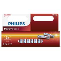 Pilha Alcalina AAA Philips Power Alkaline LR03P12B/97 - 12 Unidades