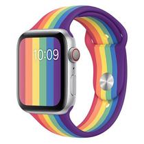 Pulseira Apple Watch Liso 42MM/44MM Rainbow