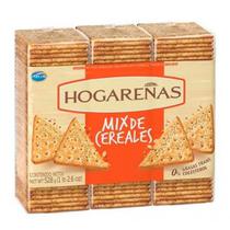 Biscoito Arcor Hogarenas Mix de Cereais Pack com 3 Unidades