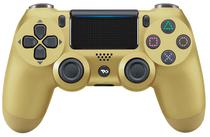Controle Sem Fio Play Game Dualshock para PS4 - Dourado