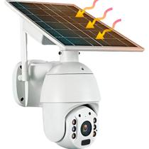 Camera de Vigilancia Inteligente com Painel Solar Wi-Fi - Branco (ITY-PT18E-4G)
