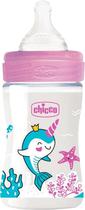 Mamadeira Chicco 28611 Well-Being 150ML - Rosa