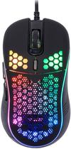 Mouse Gaming com Fio Sate King Fight RGB A-GM08 Black