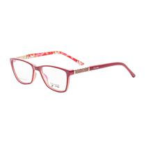 Armacao para Oculos de Grau Visard B2310-TR C13 Tam. 52-18-145MM - Vermelho
