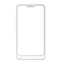 Pelicula 6D para Smartphone Xiaomi Mi A2 Lite Branco Sem Caixa