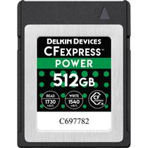 Cartão de Memória CF Express Tipo B Delkin Devices Power 1730-1540 MB/s 512 GB (DCFX1-512)