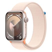 Apple Watch Series 9 MR983LW/A Caixa Aluminio 45MM Estelar - Loop Esportiva Estelar