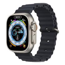 Relogio Inteligente Smartwatch HW68 Ultra 49MM com Bluetooth - Black Ocean Band