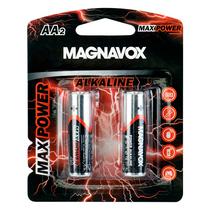 Pilha Alcalina Magnavox Max Power MP05211/M0 AA - 2 Unidades