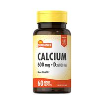 Vitaminas Sundance Calcium 600MG + D3 60 Capsulas