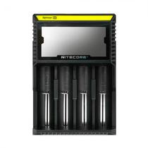 Ant_Carregador de Bateria Inteligente com LCD Nitecore D4 Liion