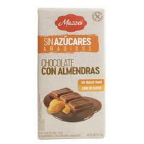 Barra de Chocolate Mazzei Befit com Amendoas Sem Acucar - 75G